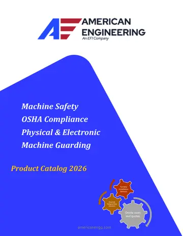 Cover of the American Engineering Machine Safety Product Catalog 2026